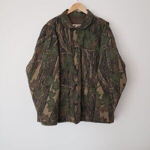 Vintage Gun Flint Rebark Insulated Camo Jacket Size XXL